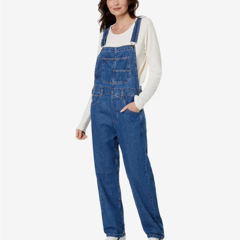 Free People Blue Denim Women's Overalls